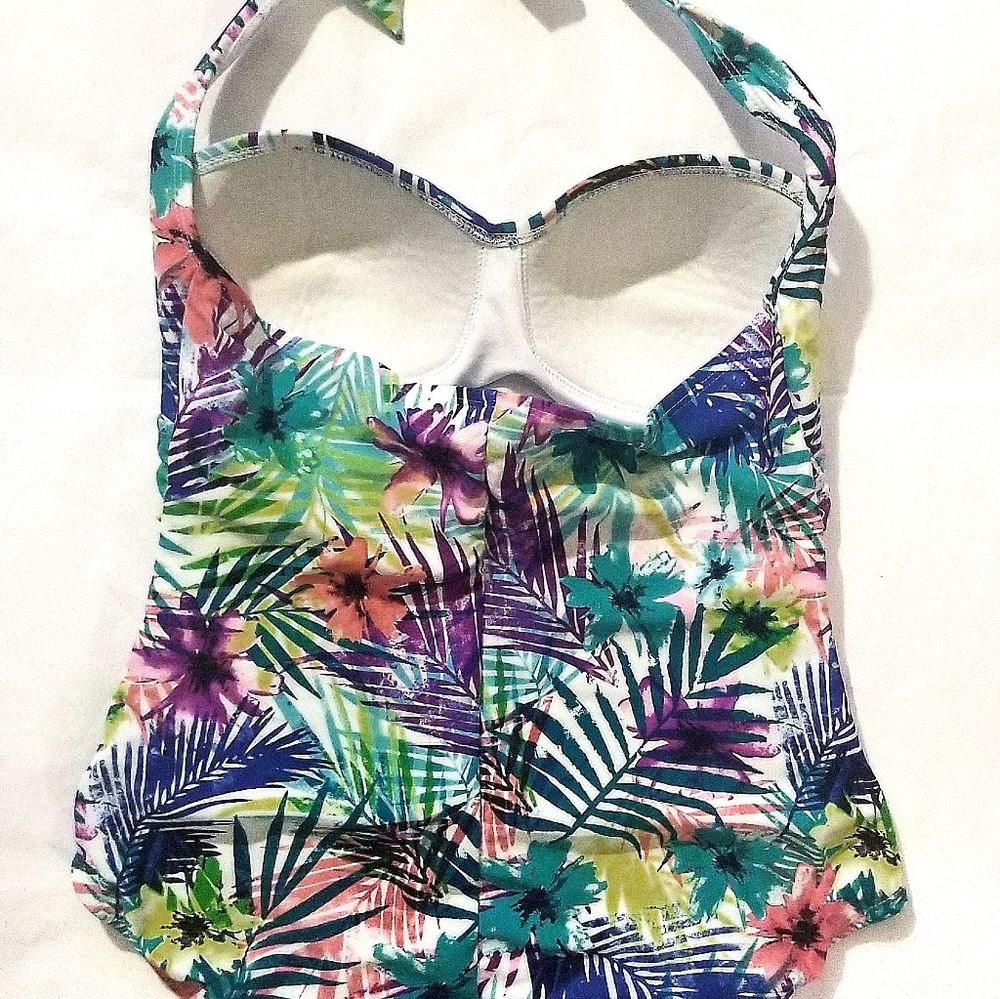 Catalina Tropical One Piece Bathing Suit (S)